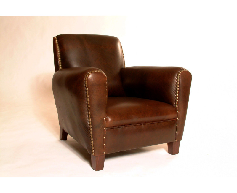 Decó Butaca en Piel Natural | Butacas de piel | Sofahogar