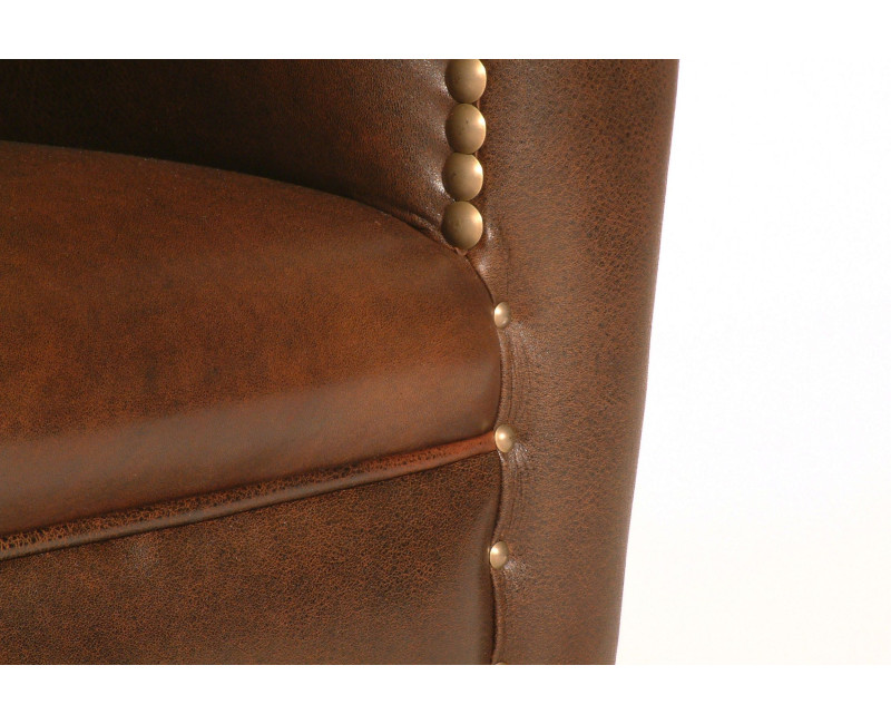 Decó Butaca en Piel Natural | Butacas de piel | Sofahogar