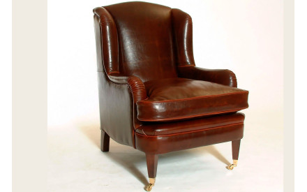 Sillón de piel Julianos | Butaca de cuero | SofaHogar