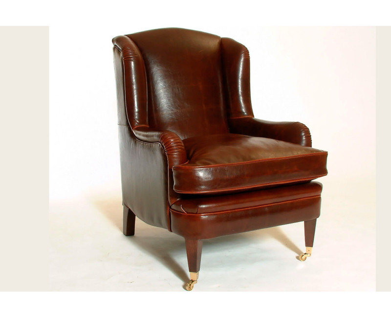 Sillón de piel Julianos | Butaca de cuero | SofaHogar