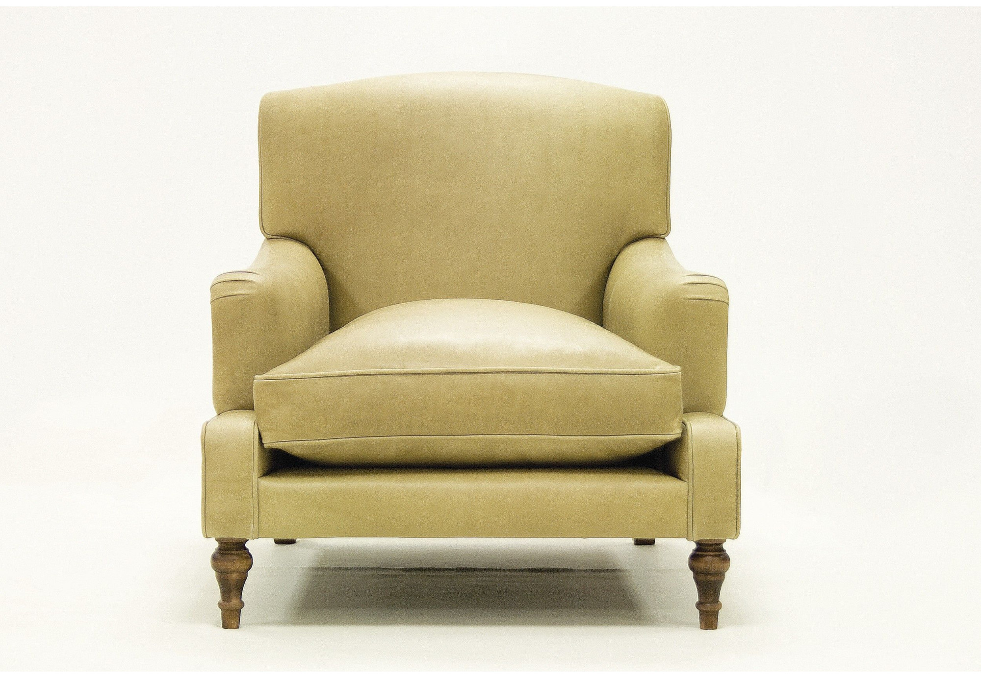 Butaca de piel Paul | Butaca de cuero Clásica Inglesa | SofaHogar