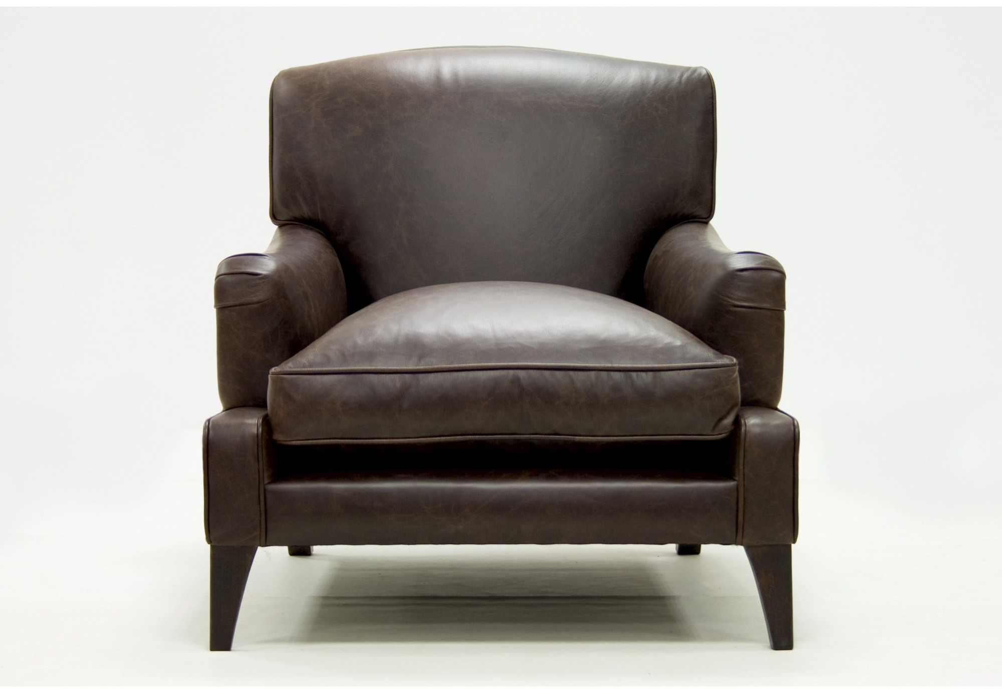 Butaca de piel Paul | Butaca de cuero Clásica Inglesa | SofaHogar