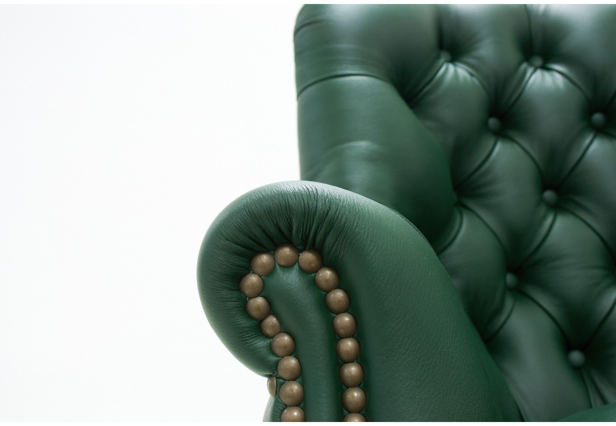 Sillón para despacho en piel natural Confidente | Sillones de cuero