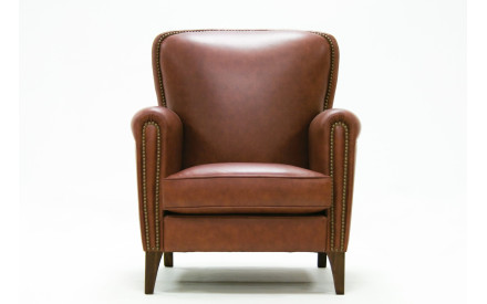 Sillón de piel EVASUN | Sillón tradicional de cuero español online