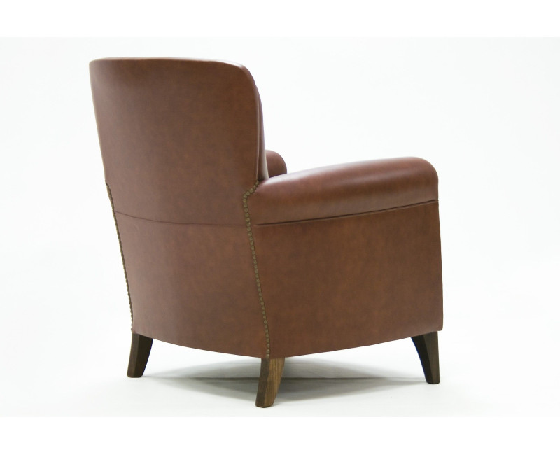 Sillón de piel EVASUN | Sillón tradicional de cuero español online