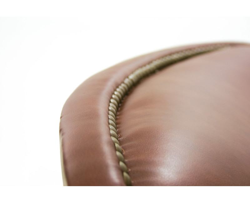 Sillón de piel EVASUN | Sillón tradicional de cuero español online