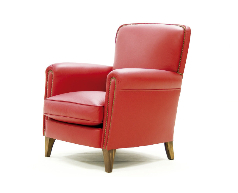 Sillón de piel EVASUN | Sillón tradicional de cuero español online