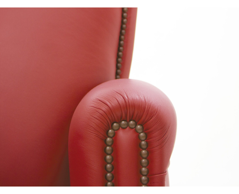 Sillón de piel EVASUN | Sillón tradicional de cuero español online