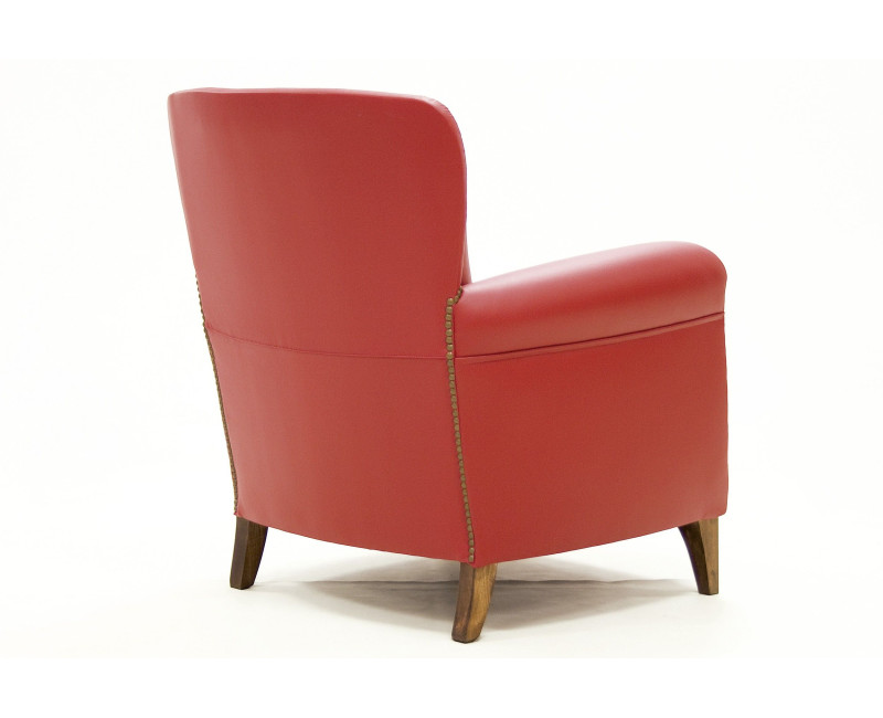 Sillón de piel EVASUN | Sillón tradicional de cuero español online