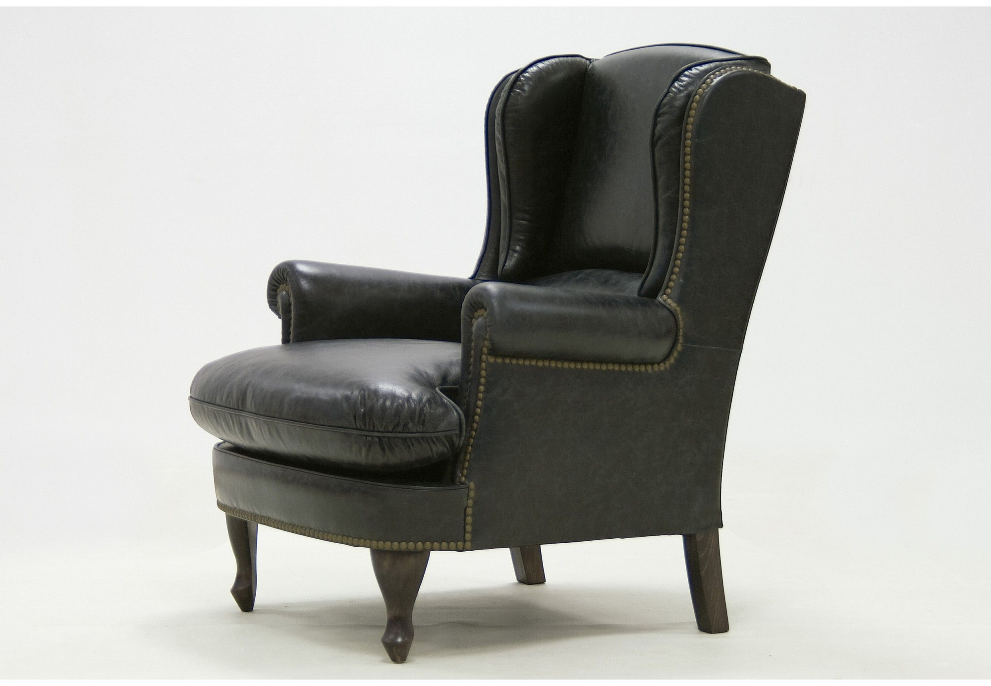 Butaca orejera de lujo Trapio | Butaca en piel natural | Sofahogar