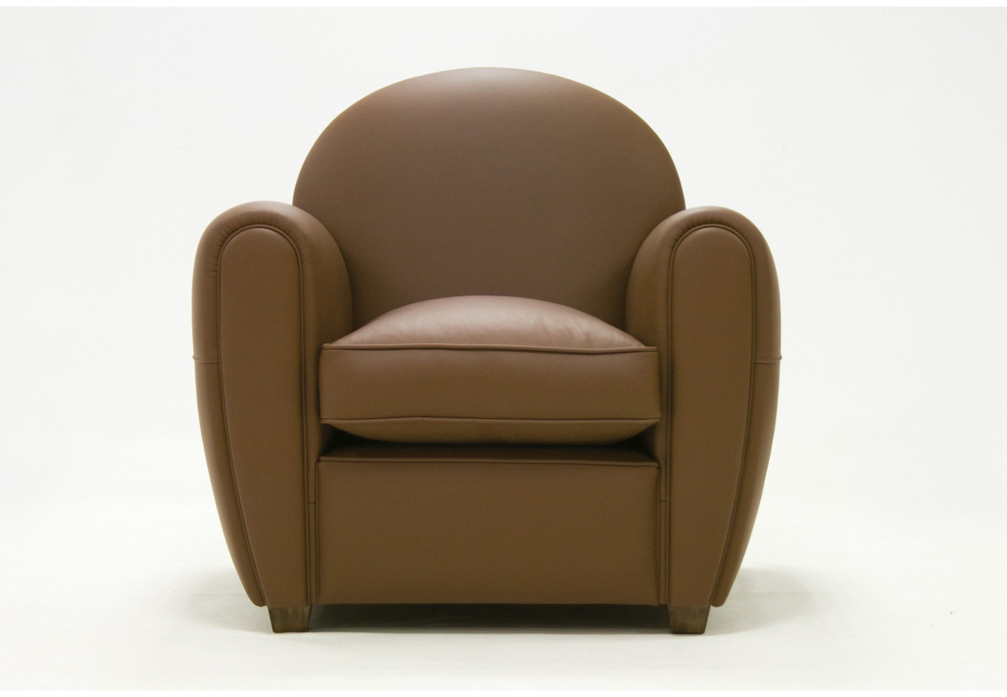 Butaca Club Estilo Parisino en Piel Natural – Modelo CLUB Hecho a Mano