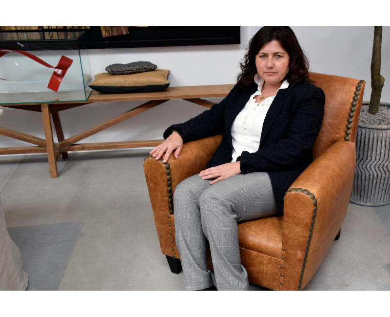 Decó Butaca en Piel Natural | Butacas de piel | Sofahogar