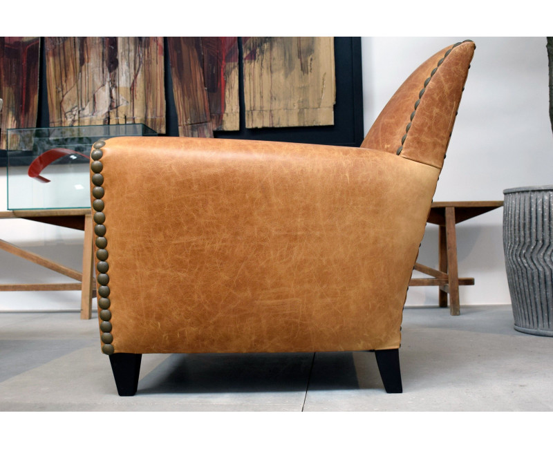 Decó Butaca en Piel Natural | Butacas de piel | Sofahogar