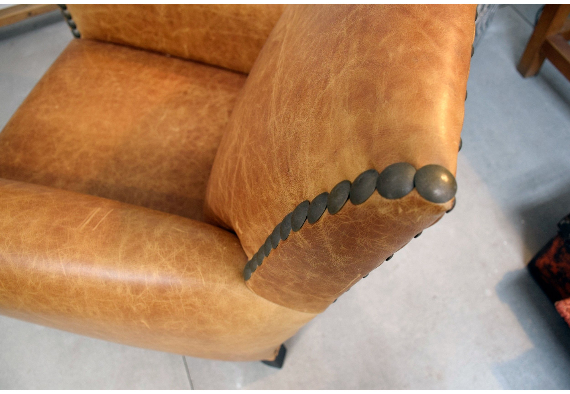 Decó Butaca en Piel Natural | Butacas de piel | Sofahogar