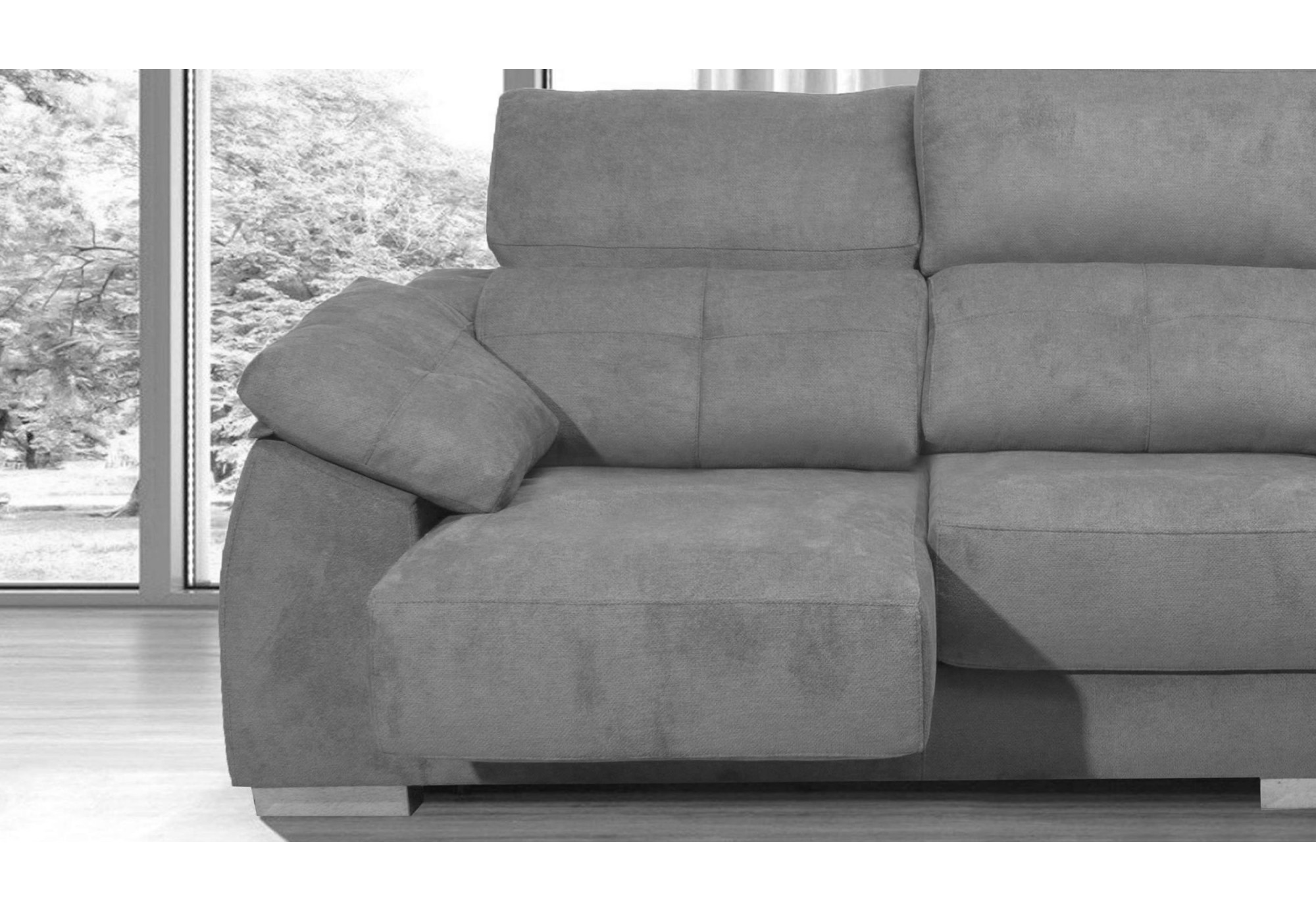 Sofás Chaise Longue Piel Natural LANDOR | Sofás de Piel Online