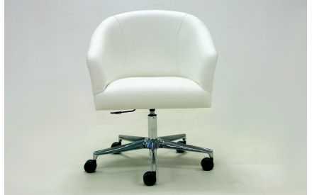 Sillón oficina despacho girartorio en piel natural | Sillón de piel