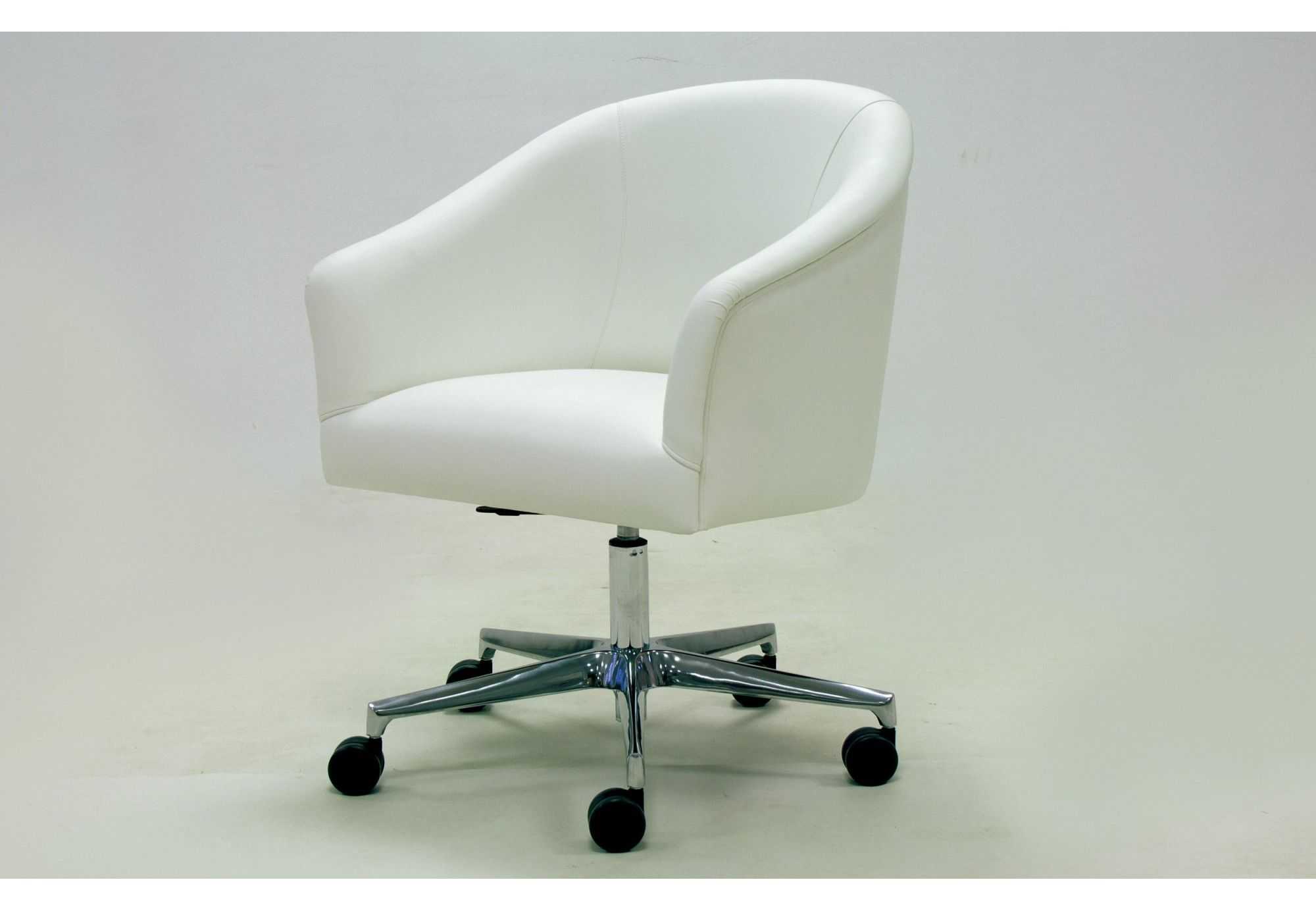 Sillón oficina despacho girartorio en piel natural | Sillón de piel