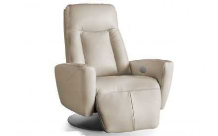 Sillón Relax Motor en Piel Genuina Natural - Modelo CENTRAL