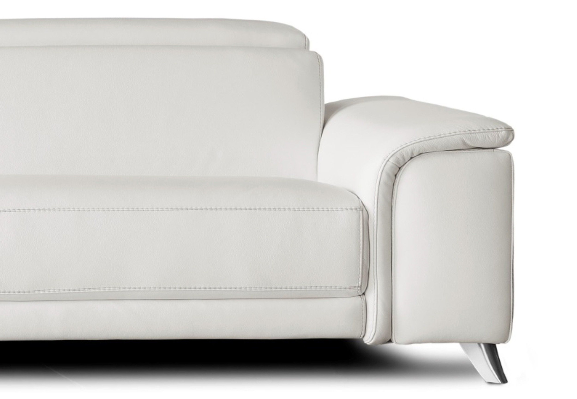 Sofá relax de diseño en cuero natural DORO | Sofás de diseño