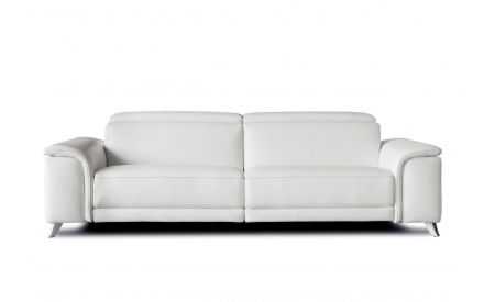 Sofá Piel Natural de Lujo, Relax o Fijo Modelo DORO