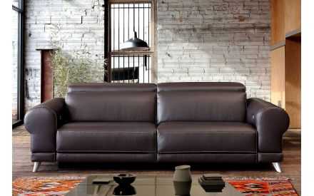 Sofá Piel Genuina Diseño Contemporáneo Relax Motor Modelo FRANCÉS