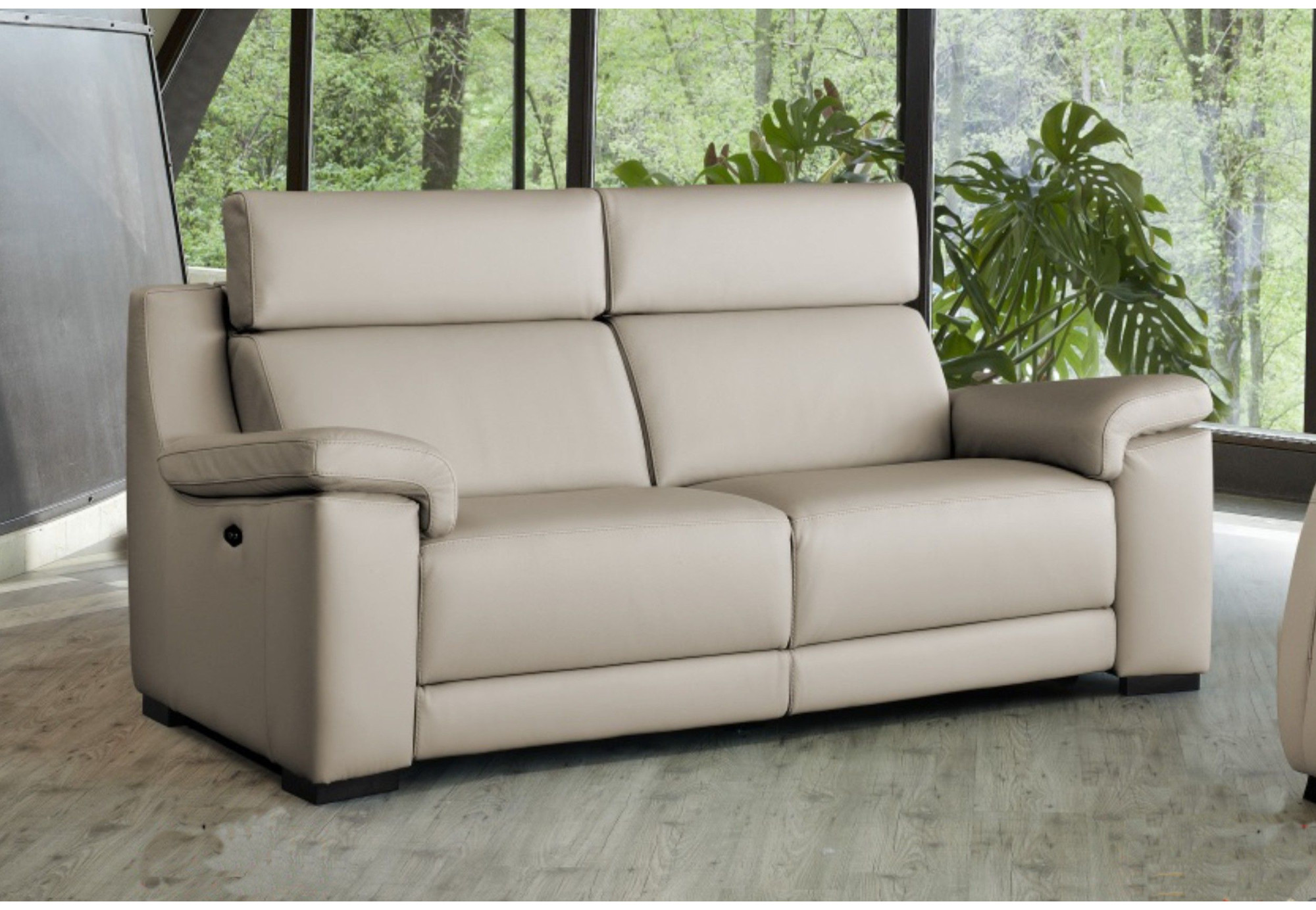 Sofá relax eléctrico o fijo en piel PICASSO | Comprar sofá relax