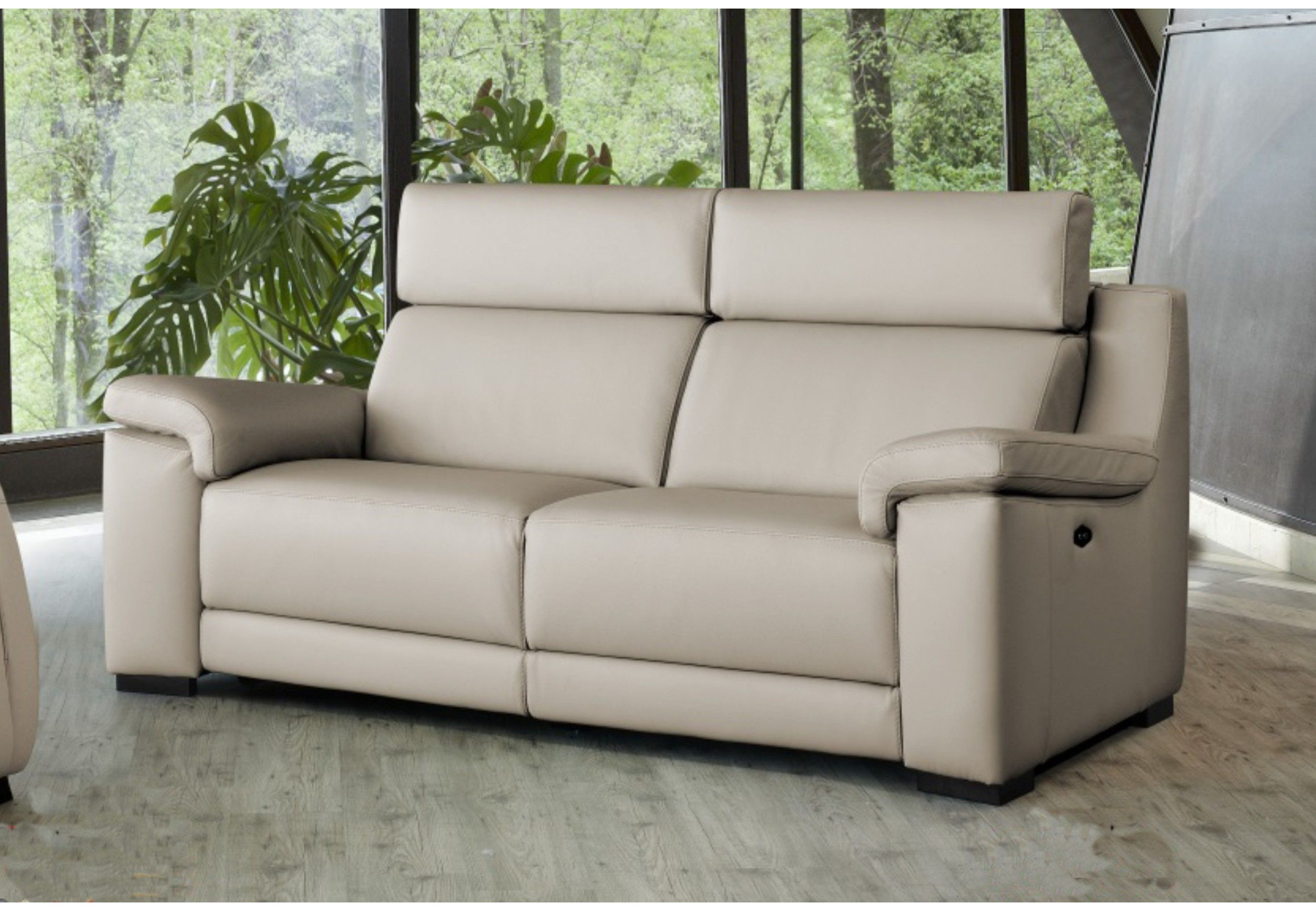 Sofá relax eléctrico o fijo en piel PICASSO | Comprar sofá relax