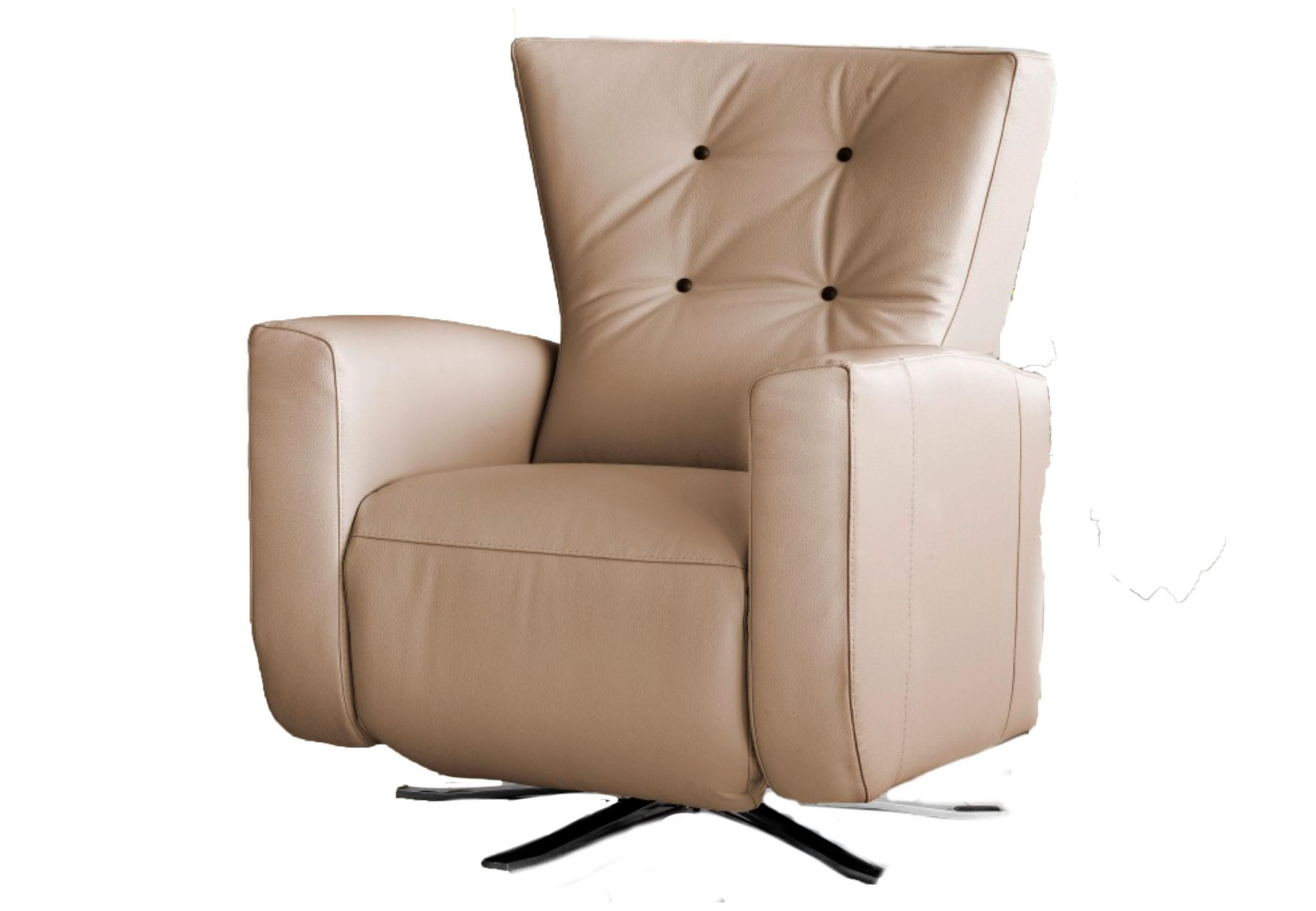 Sillón de piel Giratorio AMAIA | Sillones de piel | Sofa Hogar