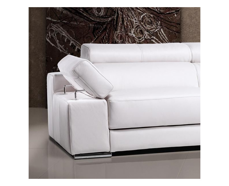 Sofá Chaselongue Piel Natural