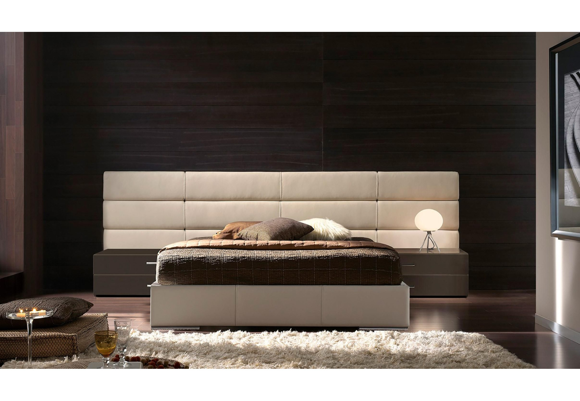 Cabecero dormitorio de piel RICHEL | Cabecero de piel | Sofahogar