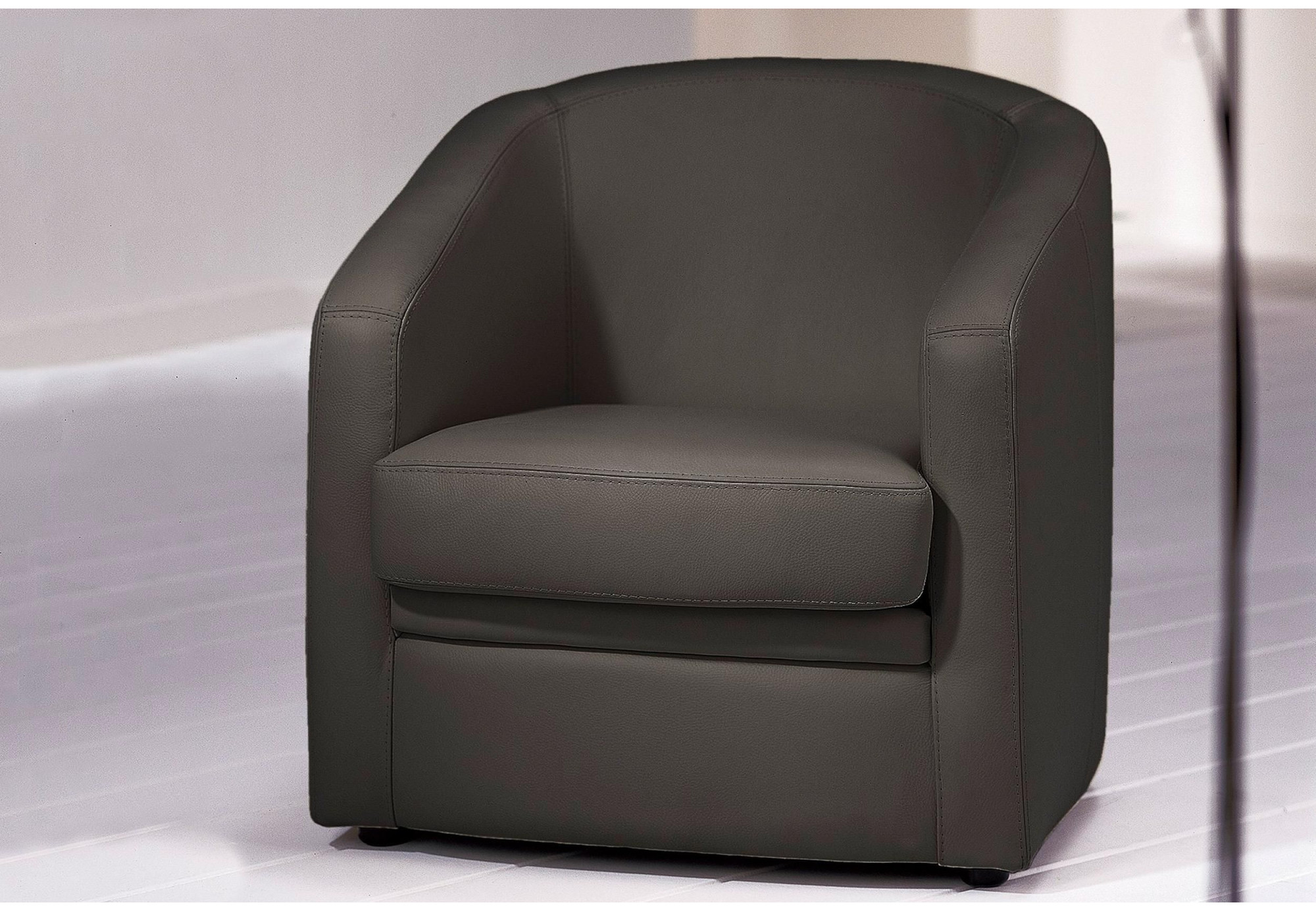 Butaca auxiliar en piel natural FRIDA | Sillón de piel | Sofahogar