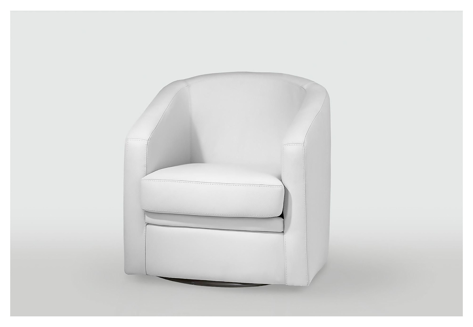 Butaca giratoria en piel natural DULCE | Butacas de piel | Sofahogar