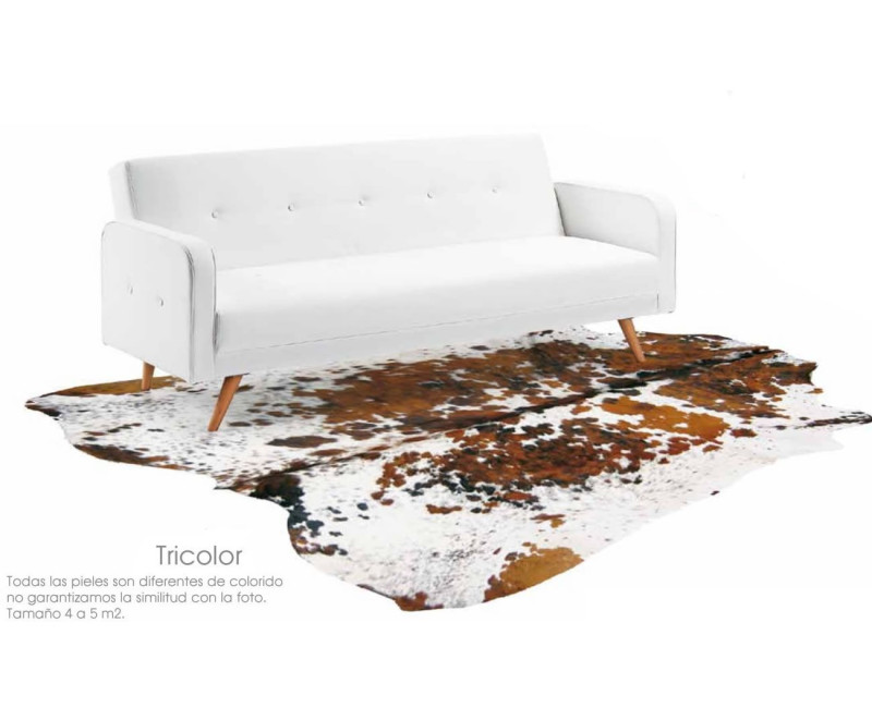 Alfombra de Piel de Toro Normando fabricada en España