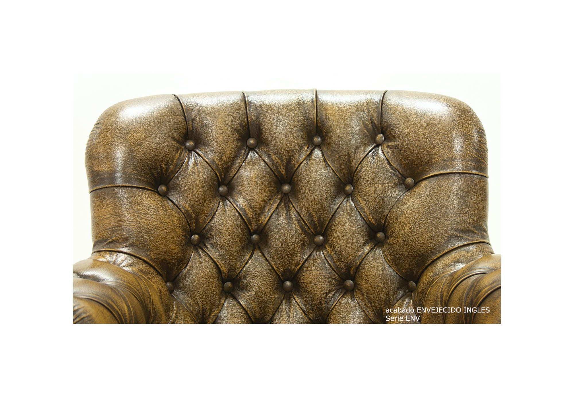 Sillón para despacho en piel natural Confidente | Sillones de cuero