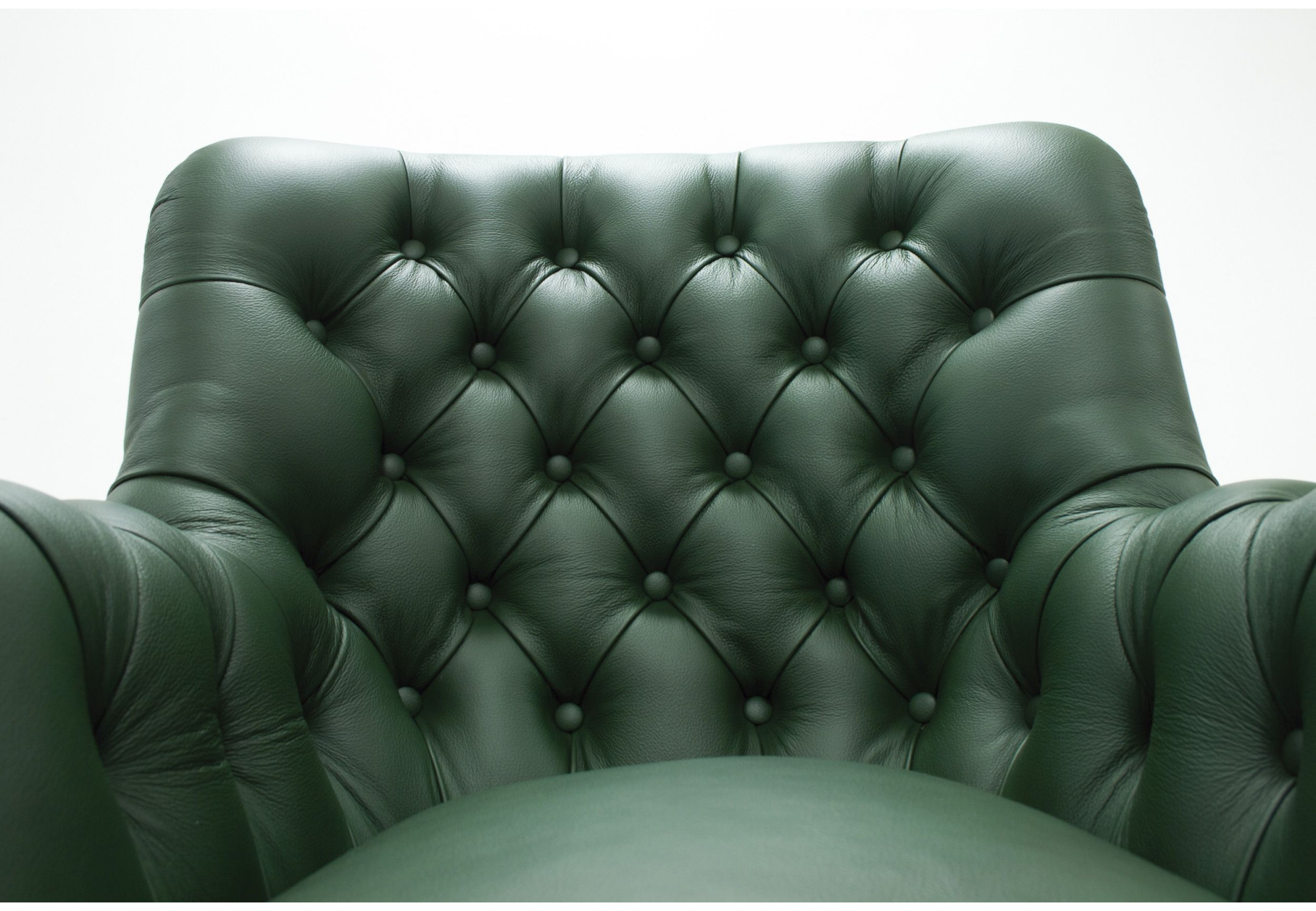 Sillón para despacho en piel natural Confidente | Sillones de cuero