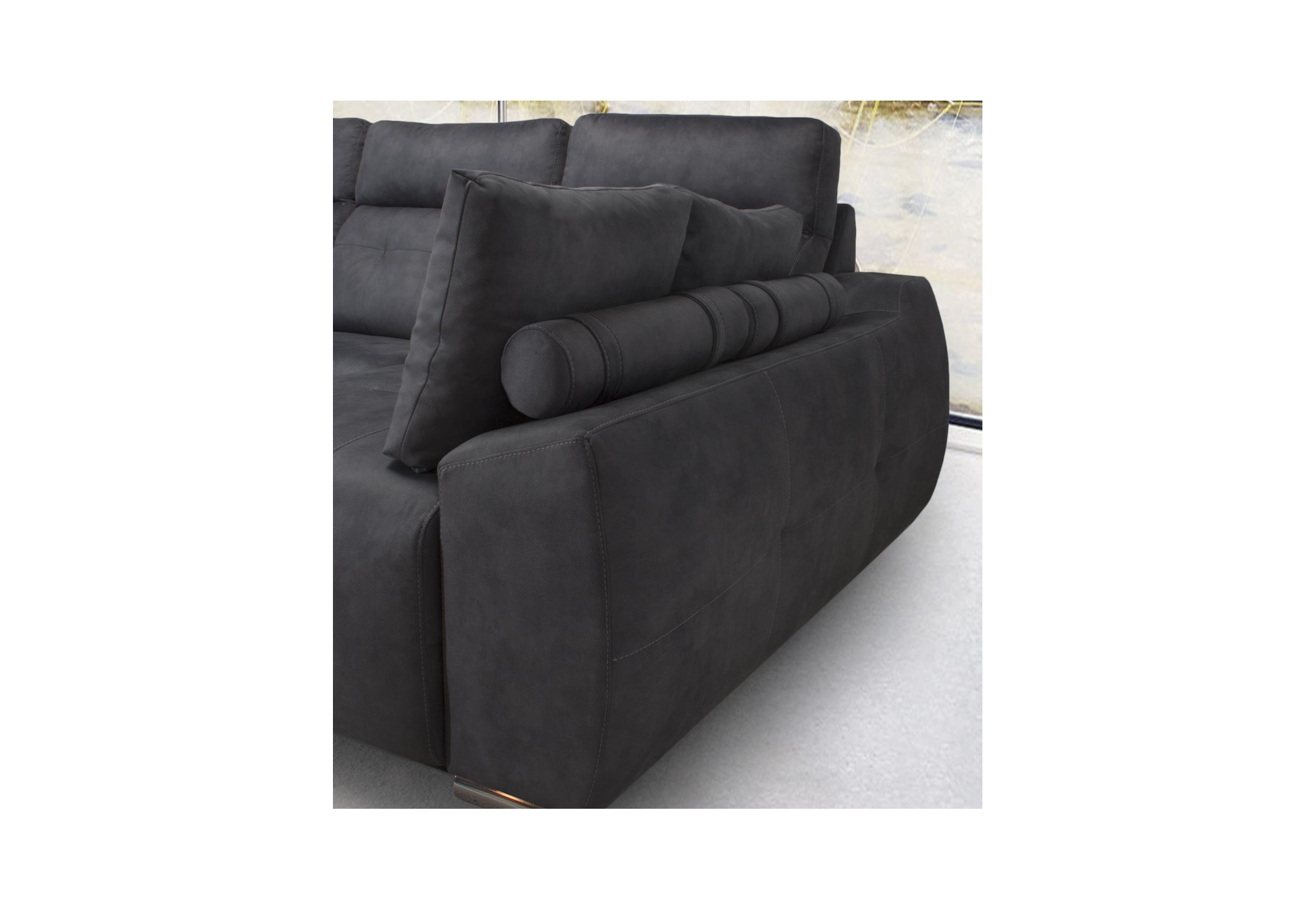 Sofá 3 plazas con chaiselongue relax eléctrico Crucero | Sofahogar