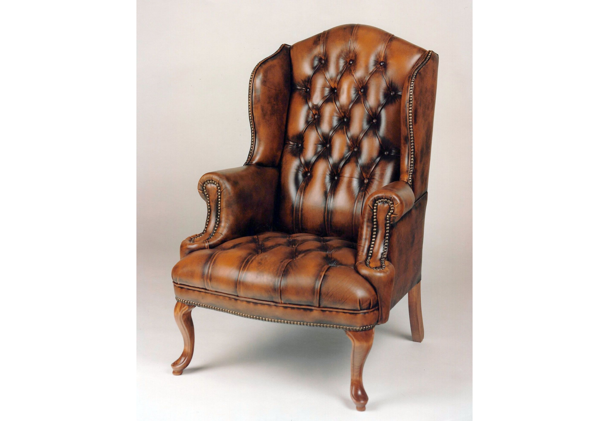 Sillón Piel inglés Arundel | Sillón de piel hecho en España Sofahogar