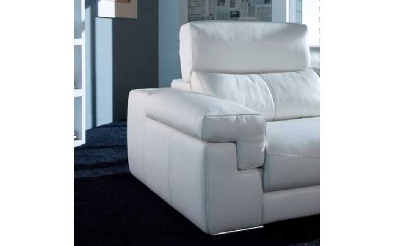 Sofá Piel Asientos Almacenaje Deslizantes Modelo ACHE