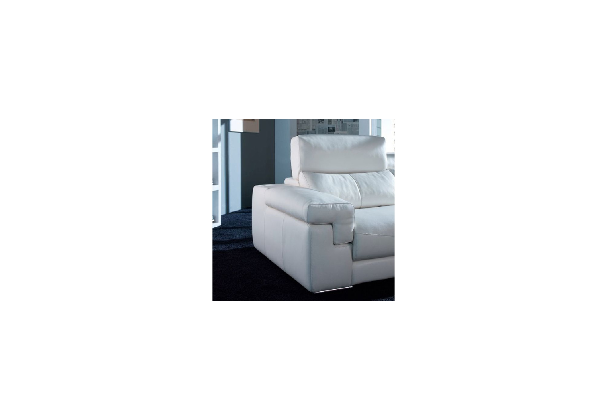 Sofá de piel 3 plazas estilo contemporáneo Ache | Sofás de piel