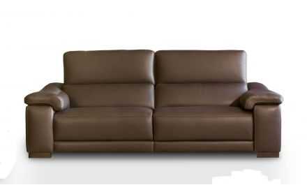 Sofá Piel Lujo Tradicional Relax Motor Modelo MONTPELIER