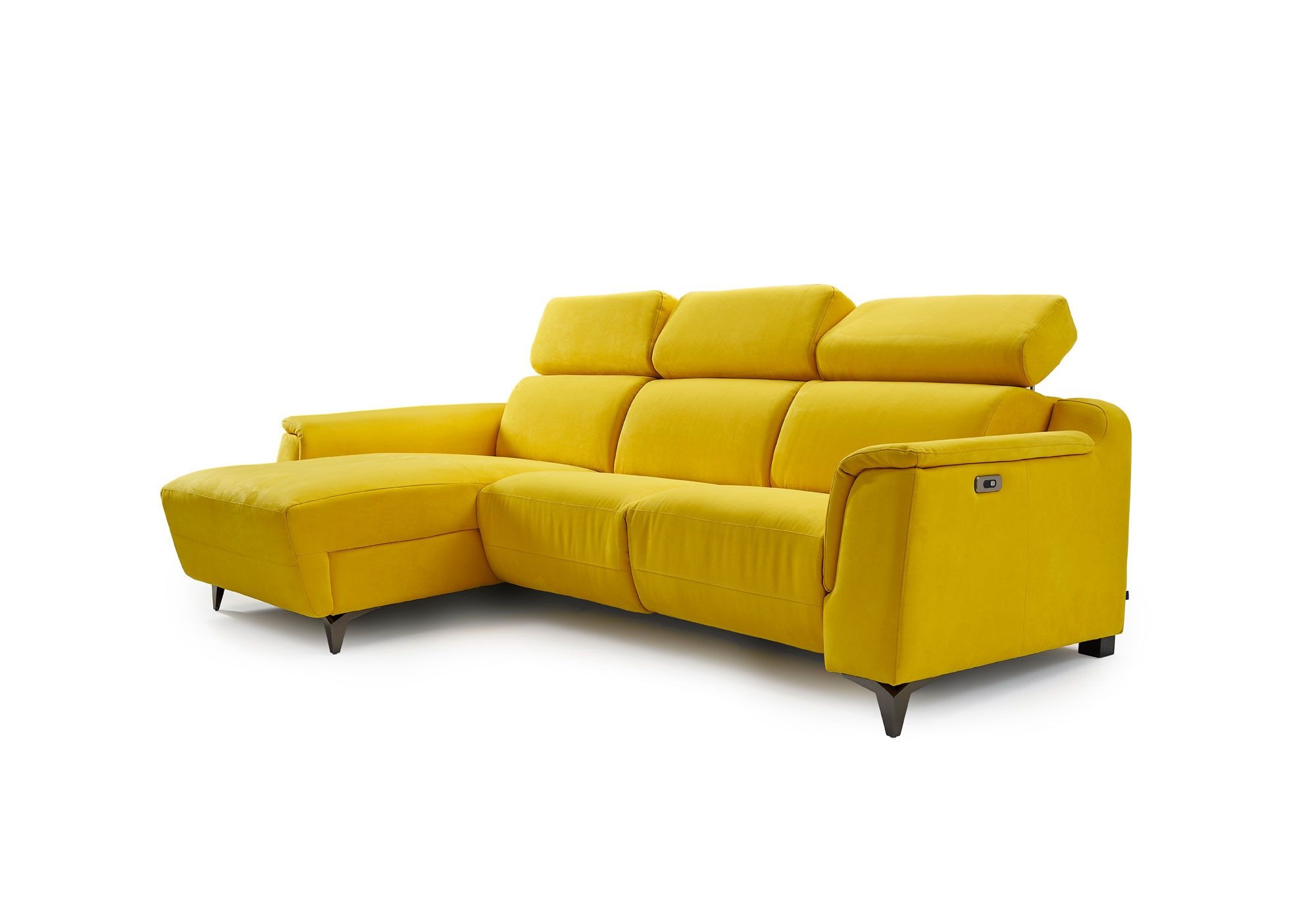 Chaise Longue Relax Eléctrico Moderna Piel Natural - ESTEFANIA