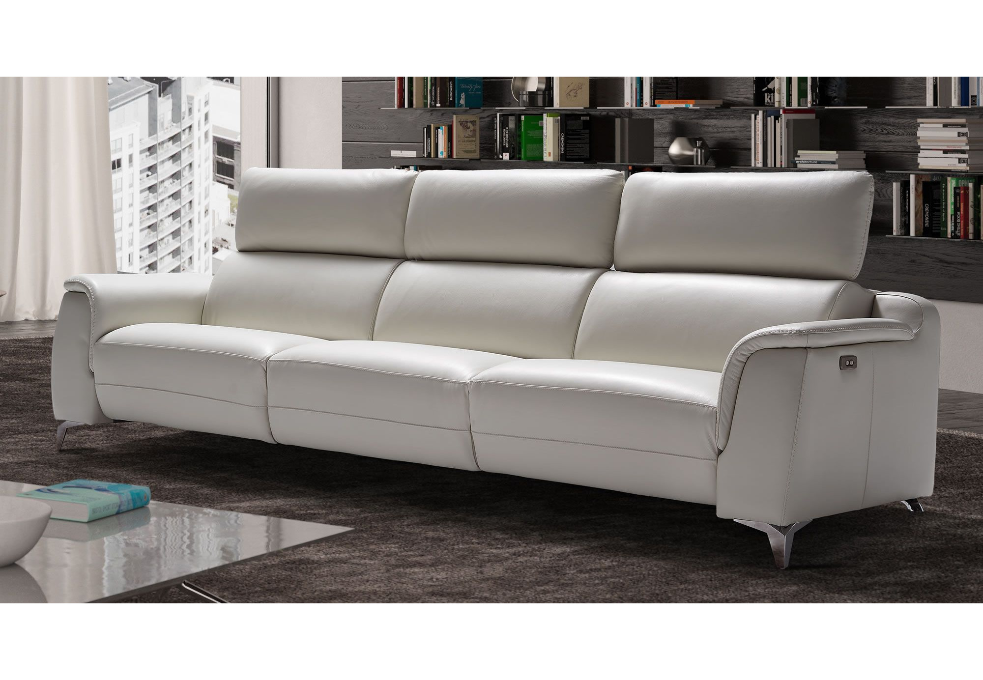 Sofá de relax eléctrico a motor Saturno II | Sofás de piel | Sofahogar