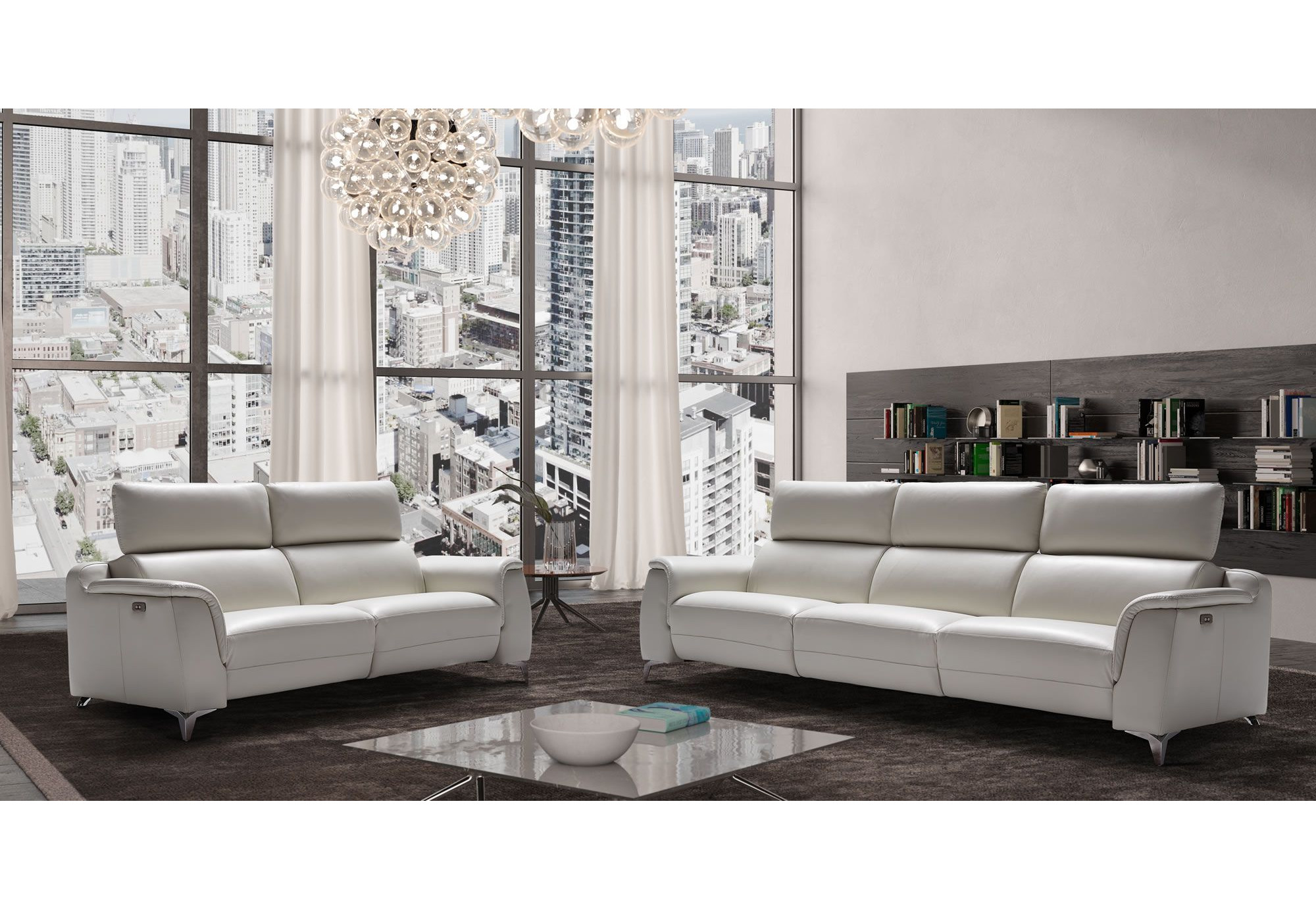 Sofá de relax eléctrico a motor Saturno II | Sofás de piel | Sofahogar