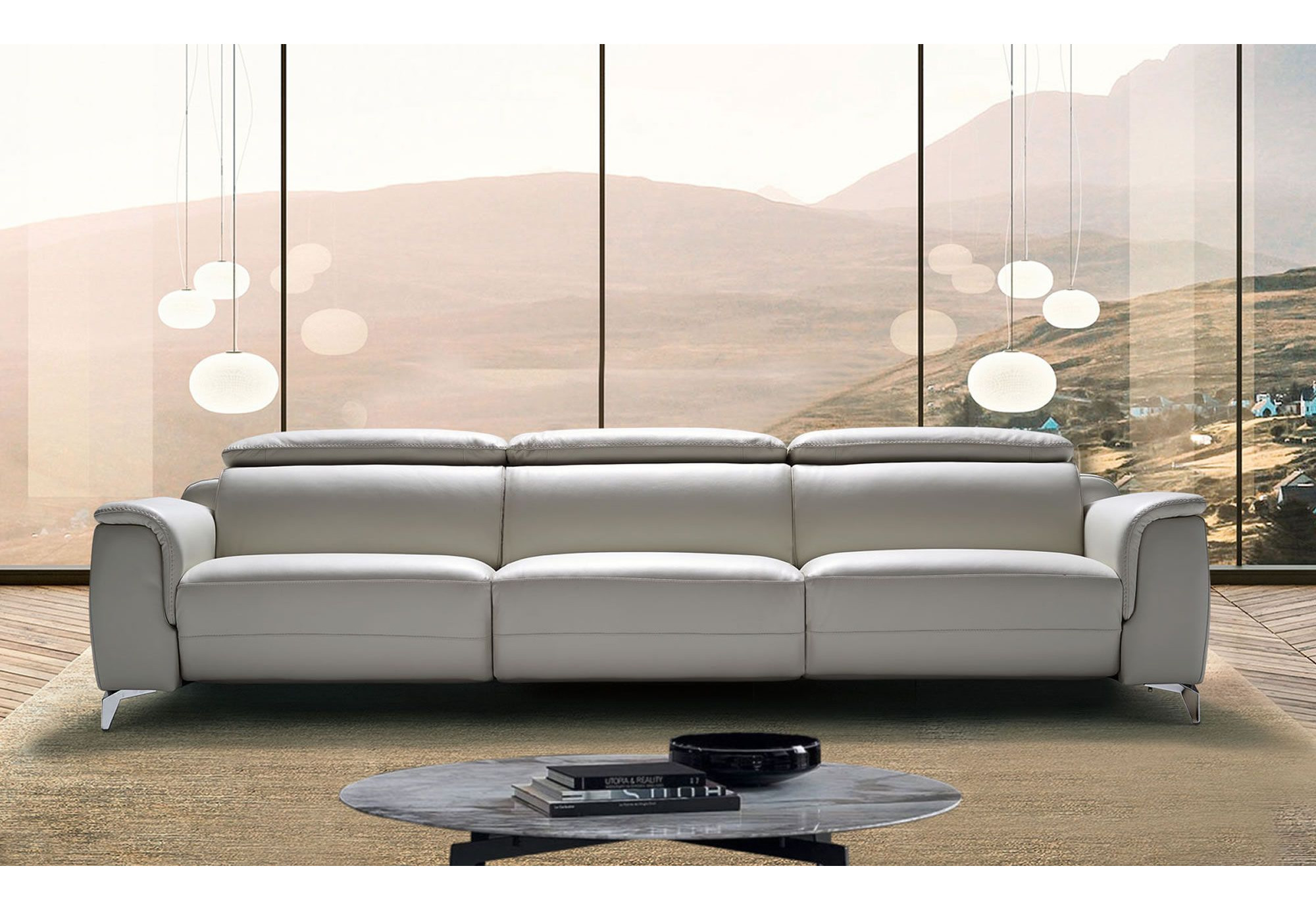 Sofá de relax eléctrico a motor Saturno II | Sofás de piel | Sofahogar