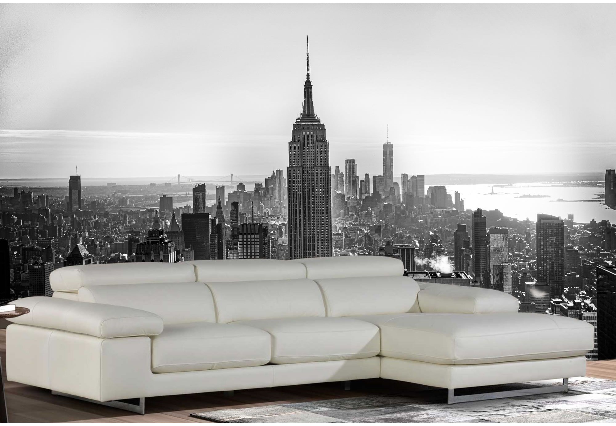 Sofá 3plazas Chaise Longue Asientos Deslizantes BRONSON