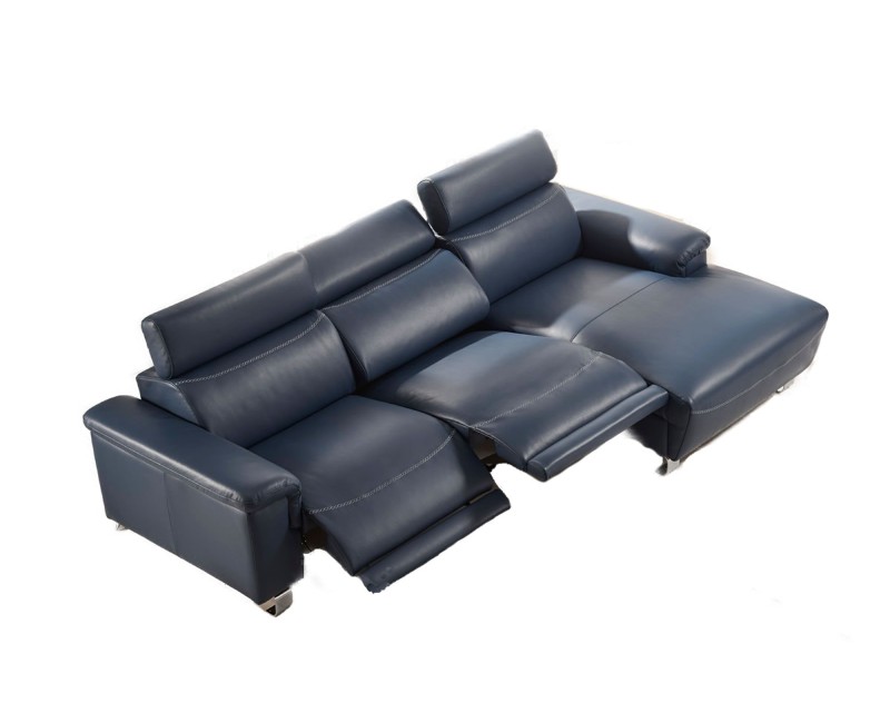 Chaise Longue Relax Eléctrico Piel Natural - modelo CONVER