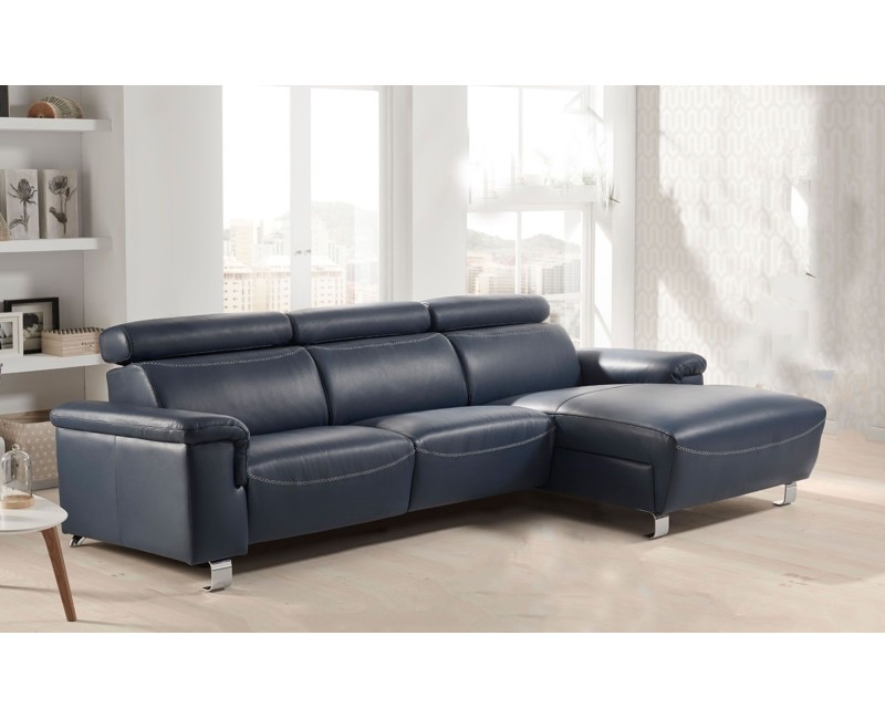 Chaise Longue Relax Eléctrico Piel Natural - modelo CONVER