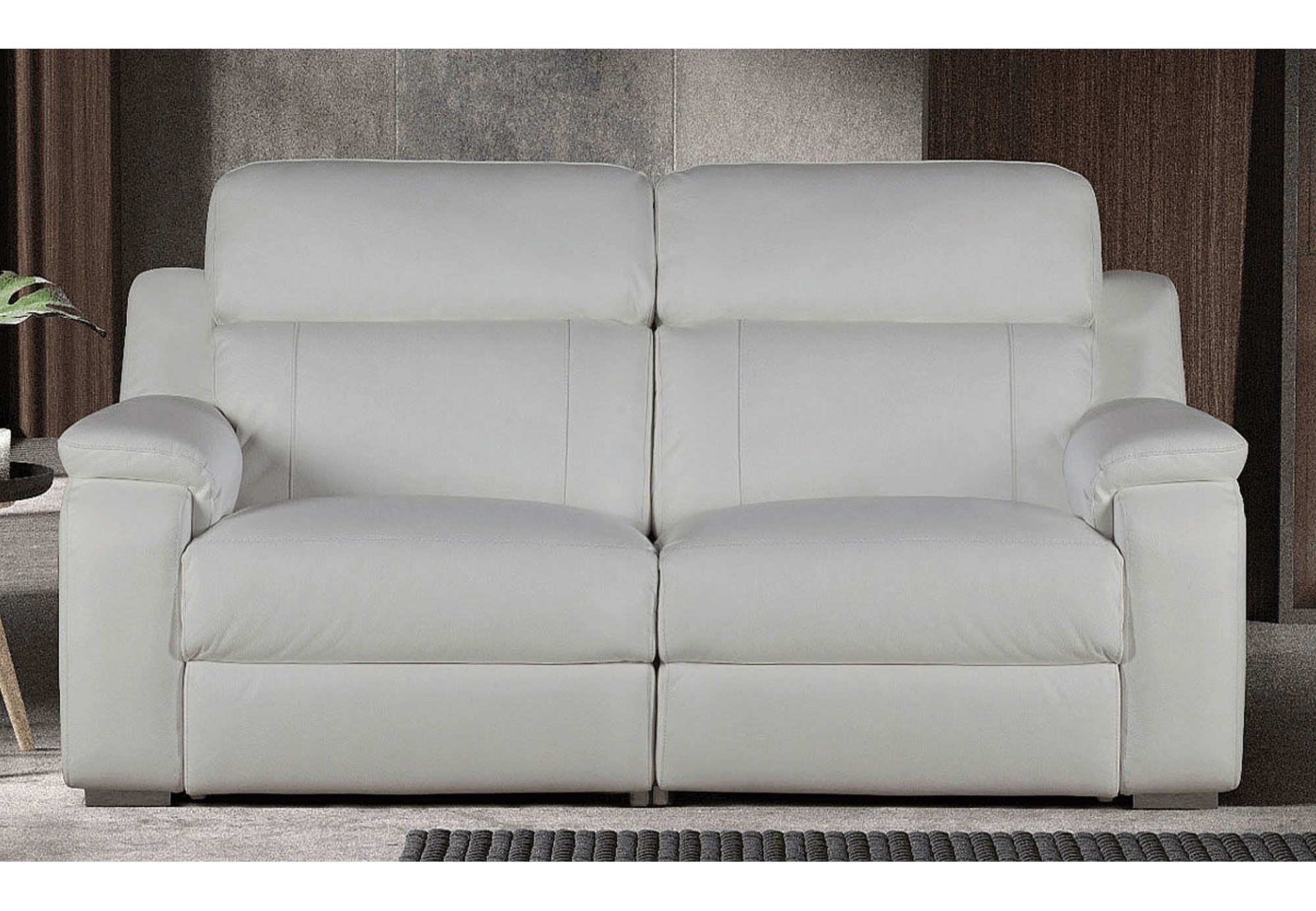 Sofá piel cheslong eléctrico de 3 motores relax COPERTI | Sofahogar