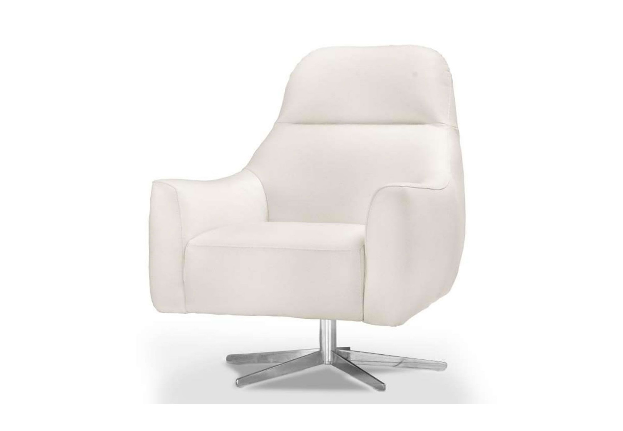 Sillón de piel giratorio LITTLE ROCK | Sillón de piel | SofaHogar