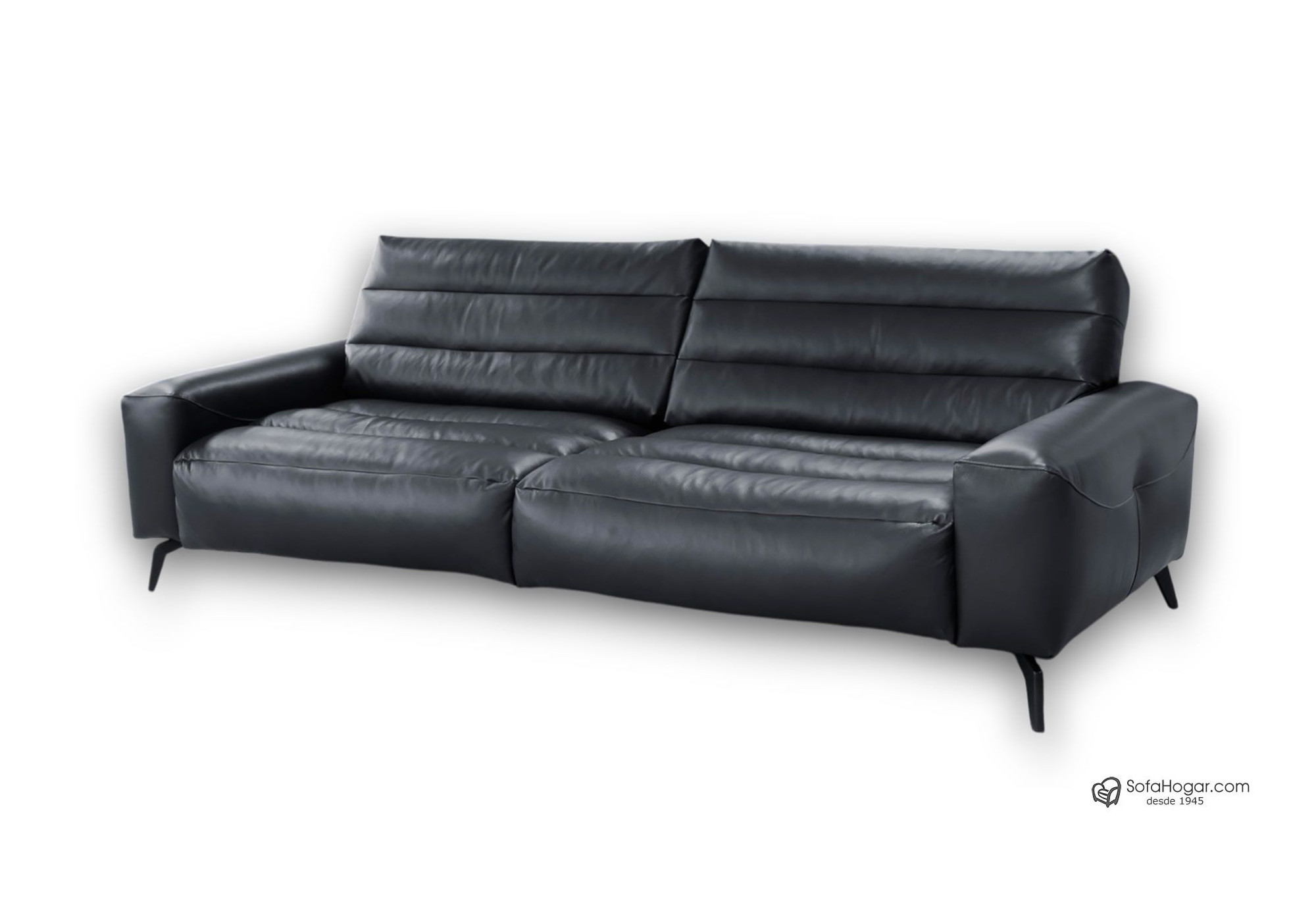 Sofá de Piel con Pluma | Diseño Elegante y Máximo Confort